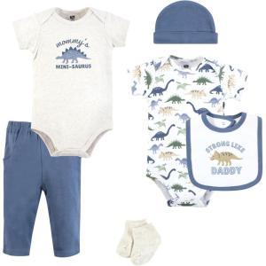 image:imageHudson Baby Unisex Baby Cotton Layette SetStrong Like Daddy Dino