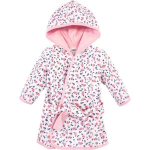 image:imageHudson Baby Unisex Baby Cotton Rich BathrobeBlue Pink Floral
