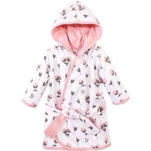 image:imageHudson Baby Unisex Baby Cotton Rich BathrobePink Peony