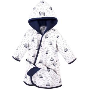 image:imageHudson Baby Unisex Baby Cotton Rich BathrobeSailboat
