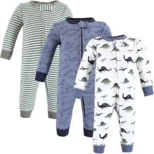 image:imageHudson Baby Unisex Baby Cotton Sleep and PlayBlue Green Dino