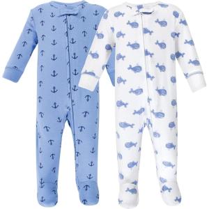 image:imageHudson Baby Unisex Baby Cotton Sleep and PlayBlue Whales
