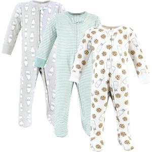 image:imageHudson Baby Unisex Baby Cotton Sleep and PlayMint Gray Milk and Cookies