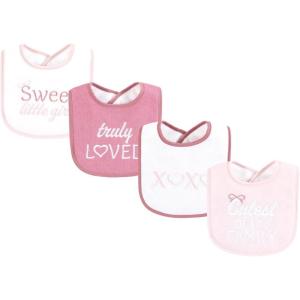 image:imageHudson Baby Unisex Baby Cotton Terry Drooler Bibs With Fiber FillingCutest Family