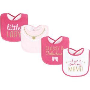 image:imageHudson Baby Unisex Baby Cotton Terry Drooler Bibs With Fiber FillingMy Mama