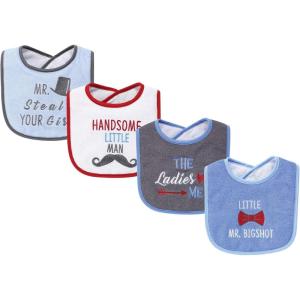 image:imageHudson Baby Unisex Baby Cotton Terry Drooler Bibs With Fiber FillingThe Ladies Love Me