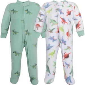 image:imageHudson Baby Unisex Baby Fleece Sleep and PlayCheerful Dino Friends