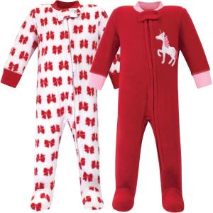 image:imageHudson Baby Unisex Baby Fleece Sleep and PlayChristmas Unicorn
