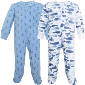 image:imageHudson Baby Unisex Baby Fleece Sleep and PlayCute Whales