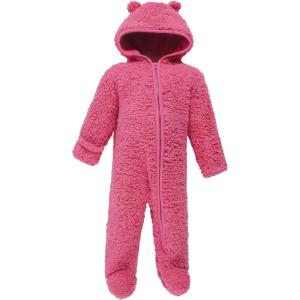 image:imageHudson Baby Unisex Baby Fleece Sleep and PlayDk Pink