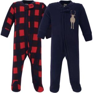 image:imageHudson Baby Unisex Baby Fleece Sleep and PlayForest Moose