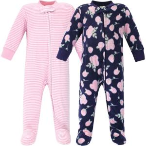 image:imageHudson Baby Unisex Baby Fleece Sleep and PlayNavy Rose