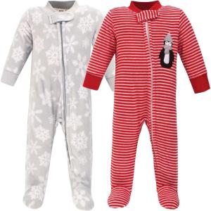image:imageHudson Baby Unisex Baby Fleece Sleep and PlayRed Penguin