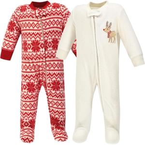 image:imageHudson Baby Unisex Baby Fleece Sleep and PlayReindeer