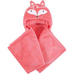 image:imageHudson Baby Unisex Baby Plush Animal Face Bathrobe Pink Floral 09 MonthsBoho Fox