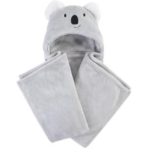 image:imageHudson Baby Unisex Baby Plush Animal Face Bathrobe Pink Floral 09 MonthsKoala