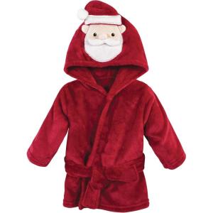 image:imageHudson Baby Unisex Baby Plush Animal Face Bathrobe Pink Floral 09 MonthsRed Santa