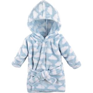 image:imageHudson Baby Unisex Baby Plush Animal Face BathrobeBlue Clouds