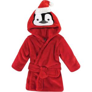 image:imageHudson Baby Unisex Baby Plush Animal Face BathrobeBoy Penguin
