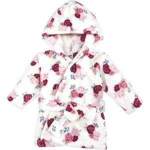 image:imageHudson Baby Unisex Baby Plush Animal Face BathrobeFloral