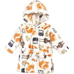 image:imageHudson Baby Unisex Baby Plush Animal Face BathrobeForest
