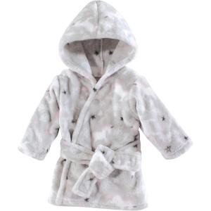 image:imageHudson Baby Unisex Baby Plush Animal Face BathrobeGray Whimsical Unicorn