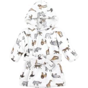 image:imageHudson Baby Unisex Baby Plush Animal Face BathrobeModern Safari