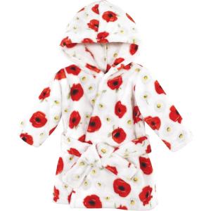 image:imageHudson Baby Unisex Baby Plush Animal Face BathrobePoppy