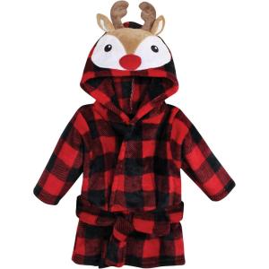image:imageHudson Baby Unisex Baby Plush Animal Face BathrobeRudolph