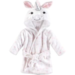 image:imageHudson Baby Unisex Baby Plush Animal Face BathrobeWhite Unicorn