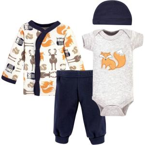 image:imageHudson Baby Unisex Baby Preemie Layette Set 4PieceOrange Fox