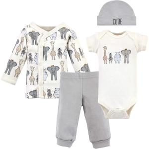 image:imageHudson Baby Unisex Baby Preemie Layette Set 4PieceRoyal Safari