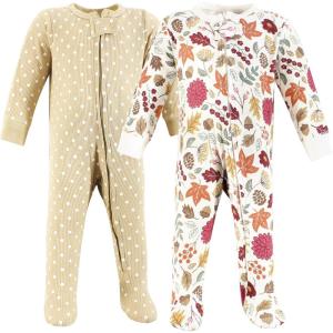 image:imageHudson Baby Unisex Baby Thermal Zipper Sleep and Play 2pkAcorn Botanical
