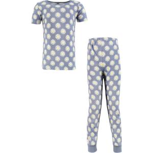 image:imageHudson Baby Unisex Baby and Toddler Cotton Pajama SetBlue Daisy