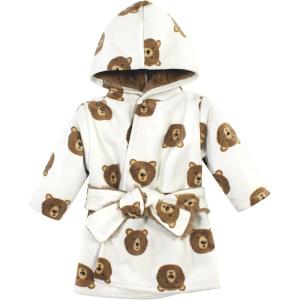 image:imageHudson Baby Unisex BabyMink with Faux Fur Lining Pool and Beach Robe CoverupsBrown Bear