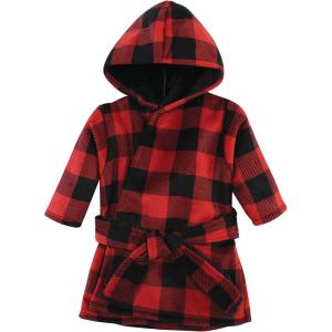 image:imageHudson Baby Unisex BabyMink with Faux Fur Lining Pool and Beach Robe CoverupsBuffalo Plaid
