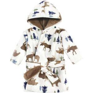 image:imageHudson Baby Unisex BabyMink with Faux Fur Lining Pool and Beach Robe CoverupsMoose Bear