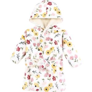image:imageHudson Baby Unisex BabyMink with Faux Fur Lining Pool and Beach Robe CoverupsSoft Painted Floral