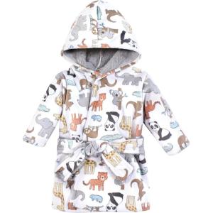 image:imageHudson Baby Unisex BabyMink with Faux Fur Lining Pool and Beach Robe CoverupsZoo Animals