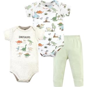 image:imageHudson Baby Unisex Cotton Bodysuit and Pant SetDinosaur Adventures Shortsleeve
