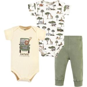 image:imageHudson Baby Unisex Cotton Bodysuit and Pant SetGoing on Safari Short Sleeve