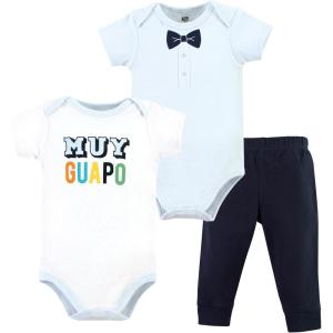 image:imageHudson Baby Unisex Cotton Bodysuit and Pant SetHola Ladies Short Sleeve