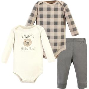 image:imageHudson Baby Unisex Cotton Bodysuit and Pant SetSnuggle Bear