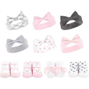 image:imageHudson Baby babygirls 10pc Headband and Socks SetCloud Ballet