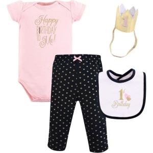 image:imageHudson Baby babygirls Birthday Boxed GiftsetBlack Pink