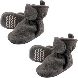 image:imageHudson Baby babygirls Cozy Fleece BootiesDark Gray 2piece