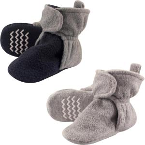 image:imageHudson Baby babygirls Cozy Fleece BootiesGray Navy