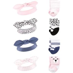 image:imageHudson Baby babygirls Headband and Socks SetBear Leopard
