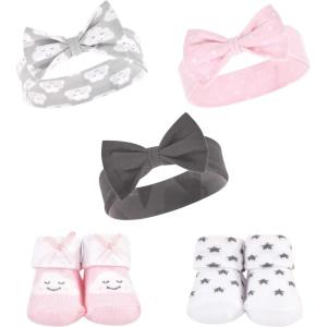 image:imageHudson Baby babygirls Headband and Socks SetCloud