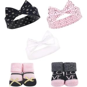 image:imageHudson Baby babygirls Headband and Socks SetLove